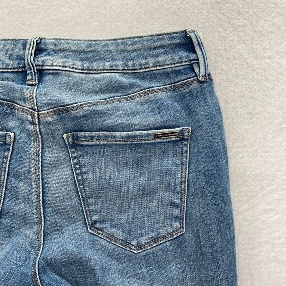 WHBM Everyday Soft Jeans‎ Women's Sz 2 Medium Wash Blue Stretch Denim Slim Ankle - Picture 12 of 13